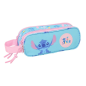 Trousse Safta Stitch Waves 2 compartiments bleu clair 21x8x6cm Trousse Safta Stitch Waves 2 compartiments bleu clair 21x8x6cm