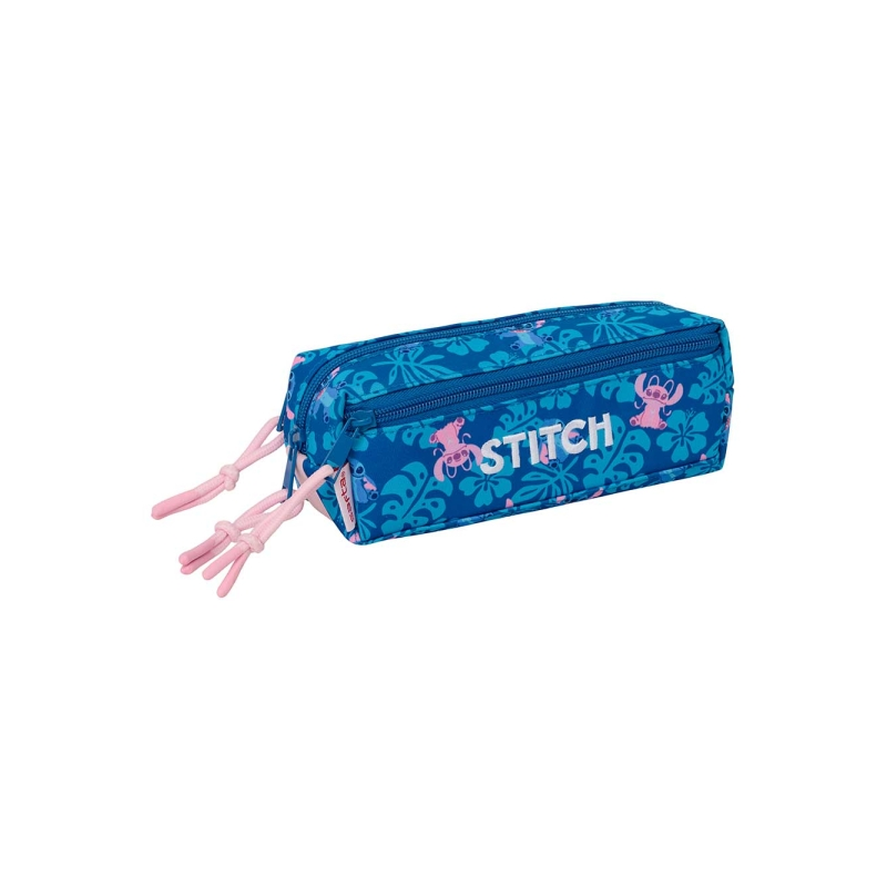 Trousse 3 compartiments Safta Stitch Lio bleu foncé 22x8,5x6 cm Trousse 3 compartiments Safta Stitch Lio bleu foncé 22x8,5x6 cm