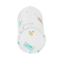 Trousse ronde Real Madrid blanche 20 x 7 x 7 cm, fermeture éclair