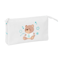 Trousse blanche Real Madrid zippée