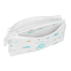 Trousse blanche Real Madrid zippée