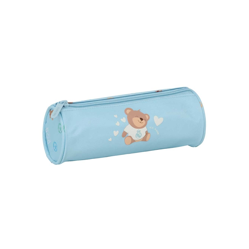 Trousse ronde Real Madrid bleue 20 x 7 x 7 cm