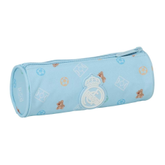 Trousse ronde Real Madrid bleue 20 x 7 x 7 cm