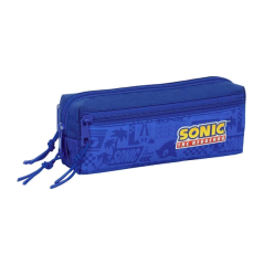 trousse bleu foncé trois compartiments