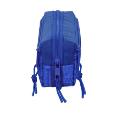 trousse bleu foncé trois compartiments