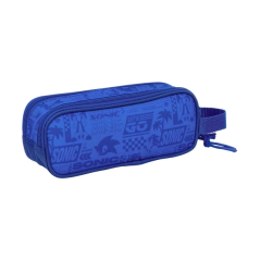 Trousse Safta Sonic 2 compartiments bleu foncé 210x60x80 mm