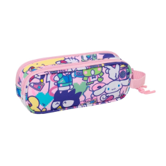 Trousse Hello Kitty 2 compartiments rose 21 x 8 x 6 cm 1 L