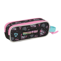 Trousse Monster High à 2 compartiments, noire, 210 x 60 x 80 mm