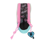 Trousse Monster High à 2 compartiments, noire, 210 x 60 x 80 mm