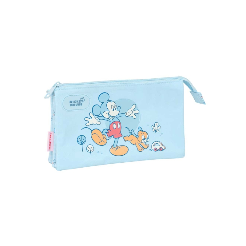 Trousse bébé Mickey Mouse 3 compartiments bleu clair 0,6L Trousse bébé Mickey Mouse 3 compartiments bleu clair 0,6L