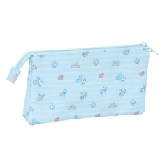 Trousse bébé Mickey Mouse 3 compartiments bleu clair 0,6L