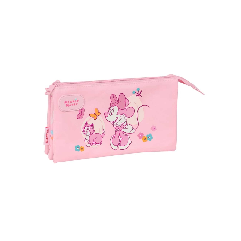 Trousse bébé Minnie Mouse 3 compartiments rose 0,6L Trousse bébé Minnie Mouse 3 compartiments rose 0,6L