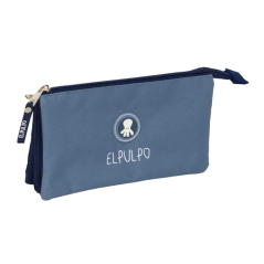 trousse bleue foncée trois compartiments
