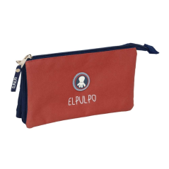 sac rouge foncé trois compartiments