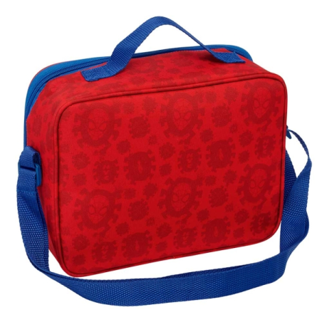 Sac Isotherme repas Spider-Man Safta 3D rouge bleu 25x19,5x9cm