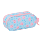 Trousse 3D Peppa Pig 2 compartiments bleu pastel 21x8x6cm