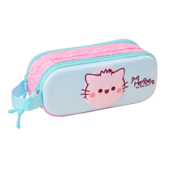 Trousse rose pastel deux compartiments