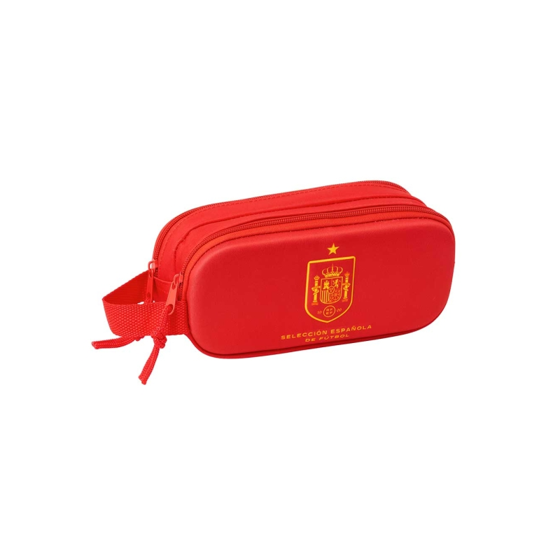 Safta Sélection espagnole Trousse 3D 2 compartiments rouge 1 L Safta Sélection espagnole Trousse 3D 2 compartiments rouge 1 L