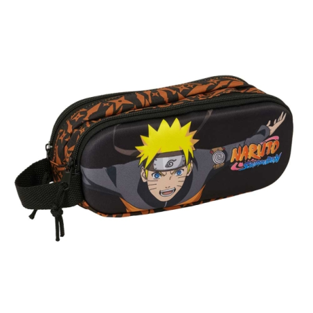 trousse Naruto noire et orange Safta