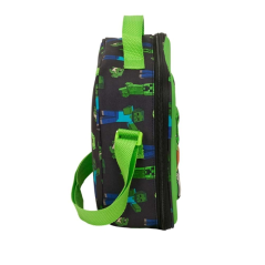 sac-repas Minecraft vert et noir