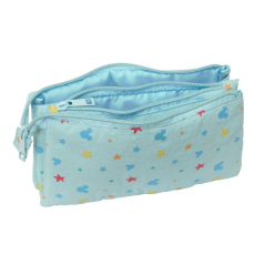 Trousse Mickey Mouse bleu pastel
