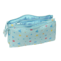 Trousse 3 compartiments Mickey Mouse bleu pastel 22x12x3 cm Trousse 3 compartiments Mickey Mouse bleu pastel 22x12x3 cm