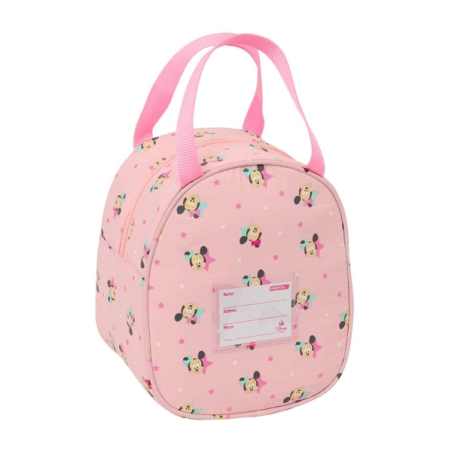 Sac isotherme bébé Minnie Mouse rose pastel 19x22x14 cm