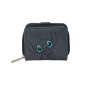 Portefeuille Safta Stitch gris noir compartiments cartes billets