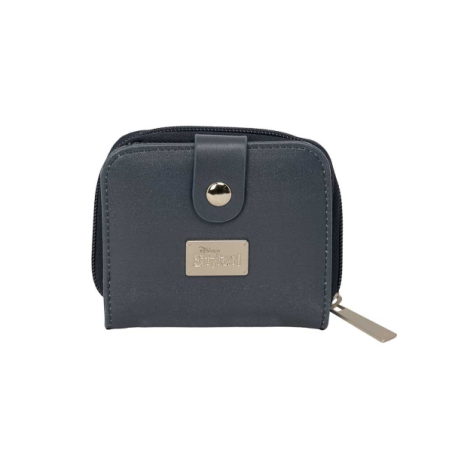 Portefeuille Safta Stitch gris noir compartiments cartes billets