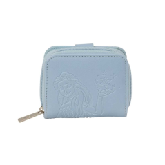 portefeuille bleu Frozen Safta ouvert
