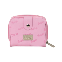 Portefeuille Barbie Safta rose avec compartiments et fermeture magnétique