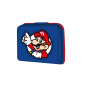 Portefeuille Super Mario Safta rouge et bleu compartiments cartes