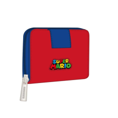 Portefeuille Super Mario Safta rouge et bleu compartiments cartes