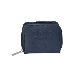Portefeuille bleu marine du FC Barcelone