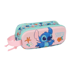 Trousse rose Stitch deux compartiments