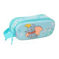 Trousse 3D Dumbo Safta 2 compartiments bleu pastel 21x8x6cm