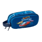 Trousse Hot Wheels 3D 2 compartiments bleu marine 21x8x6cm