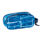 Trousse Hot Wheels 3D 2 compartiments bleu marine 21x8x6cm