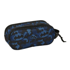 Trousse Batman 3D 2 compartiments noir 21x8x6cm