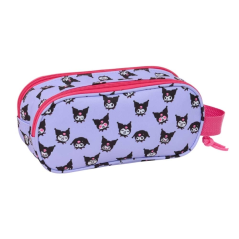 Trousse Kuromi 3D magenta 2 compartiments