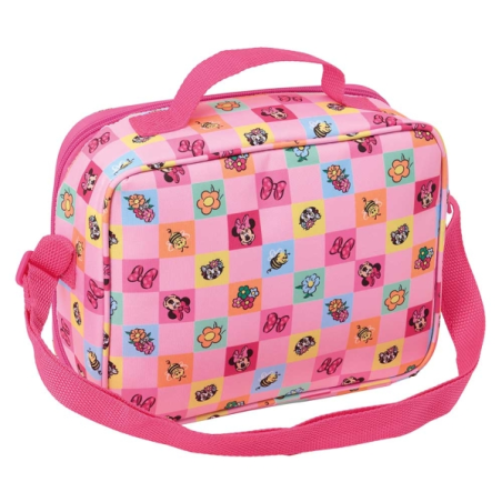 Sac isotherme Minnie Mouse 3D rose 25x19,5x9 cm