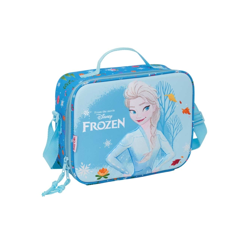 Sac isotherme repas 3D bleu clair 25 x 19,5 x 9 cm Safta Frozen