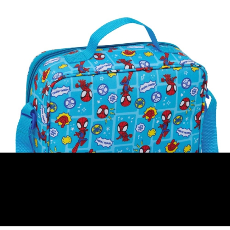 Sac isotherme repas Spidey 3D bleu 25x19,5x9 cm