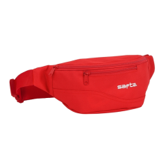 Sac banane rouge fermeture éclair