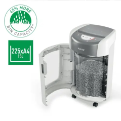 destructeur papier Leitz blanc gris