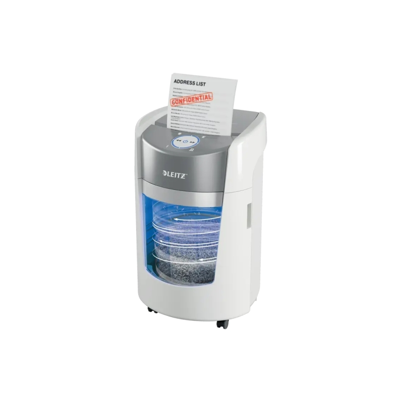 Destructeur de papier Leitz IQ OptiMax Home Office blanc/gris Destructeur de papier Leitz IQ OptiMax Home Office blanc/gris