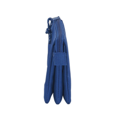Trousse bleu foncé trois compartiments