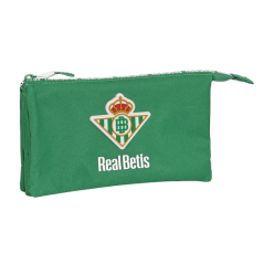 Trousse trois compartiments verte