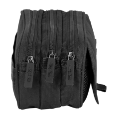 Trousse noire trois compartiments