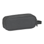Trousse 2 compartiments Safta Basic gris Trousse 2 compartiments Safta Basic gris